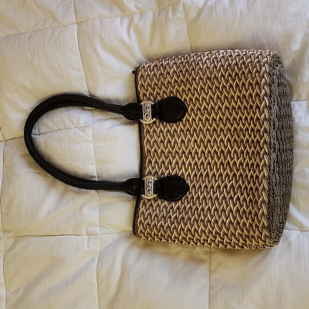 Brighton Straw Purse Tan